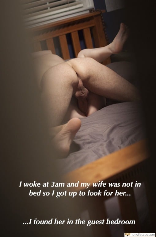 Friends Cheating Barefoot hotwife caption: I woke at 3am and my wife was not in bed so I got up to look for her… ..I found her in the guest bedroom Slutty Wife Caught Getting Banged by Neighbor