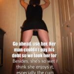 Pantyless Wife Tied Against Wall Ready to Pay Husband’s Debt