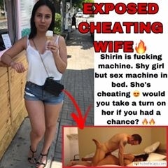 Cheating hotwife caption: EXPOSED CHEATING WIFE Shirin is fucking machine. Shy girl but sex machine in bed. She’s cheating e would you take a turn on her if you had a chance? Cheating wife captions corrupted shy wife porn innocent shy girl fucked...