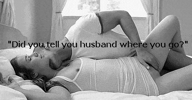 Gifs Dirty Talk Cheating Bull hotwife caption: “Did you tell you husband where you go?”
