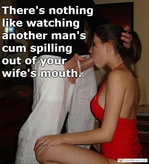 Wife Sharing Public Cum Slut Blowjob hotwife caption: There’s nothing like watching another man’s cum spilling out of your wife’s mouth. my wife fuck big cock cheat porn with quote Thick Cocks Is Throbbing and Spurting Cum in Your Sexy Wife’s Mouth