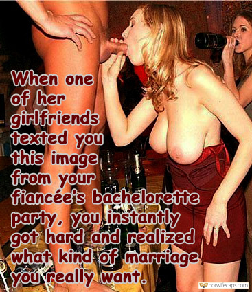 Porn Party Captions - Cheating, Handjob, Public Hotwife Caption â„–735986: crazy at the  bachelorette party