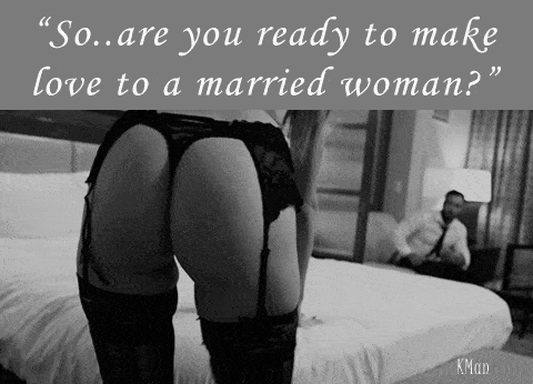 My Favorite hotwife caption: “So..are you ready to make love to a married woman?” Bitch Girl Wearing Sexy Lingerie on Bed