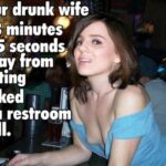 cleavage cum caption