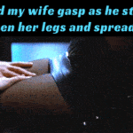 She Spreads Legs He Spreads Cum