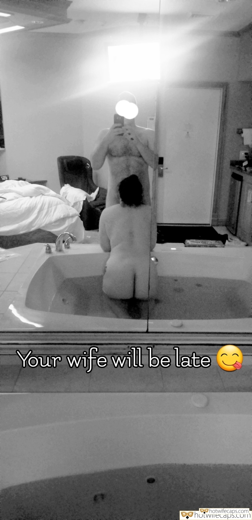 Humiliation Cheating Bully Bottomless Blowjob hotwife caption: SOSI Your wife will be late n hotwifecaps.com After-Bar Knob