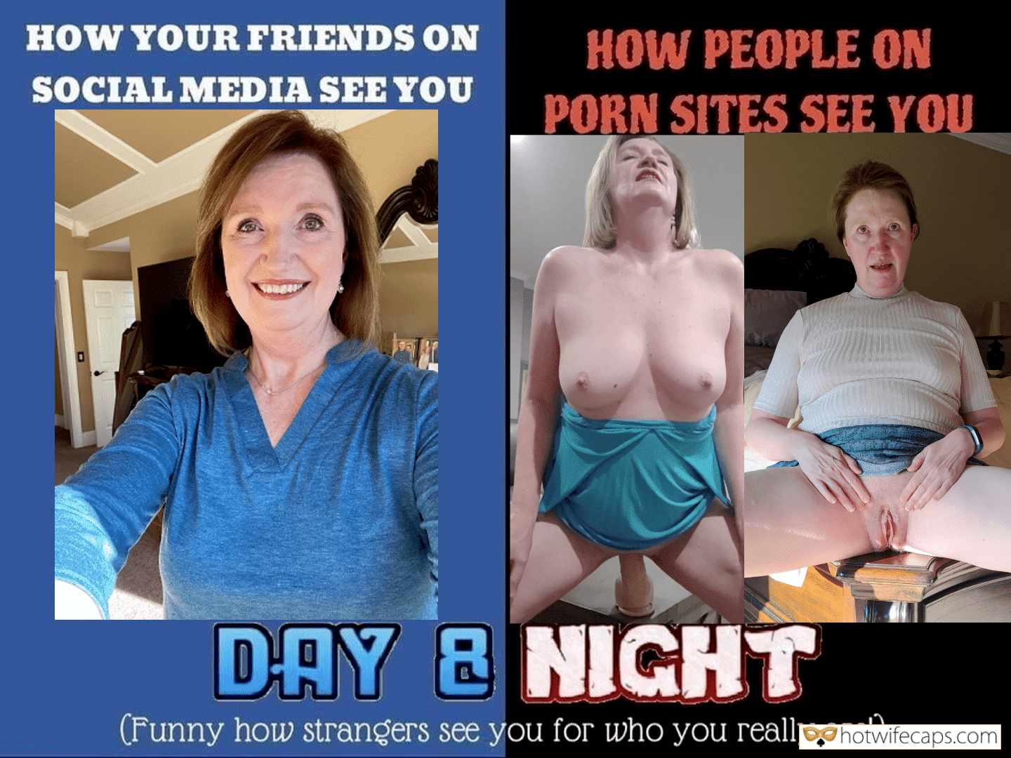 Bottomless, Flashing, Friends Hotwife Caption №561683 day night mature slut susan