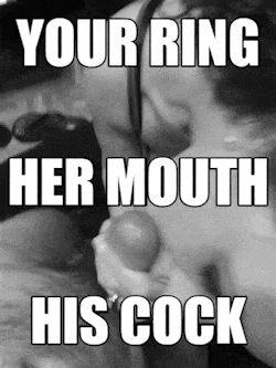 Wife Sharing Sexy Memes Cuckold Stories Cheating Blowjob hotwife caption: YOUR RING HER MOUTH HIS COCK Bdsmlr 10174813 qjtbYJdyP5
