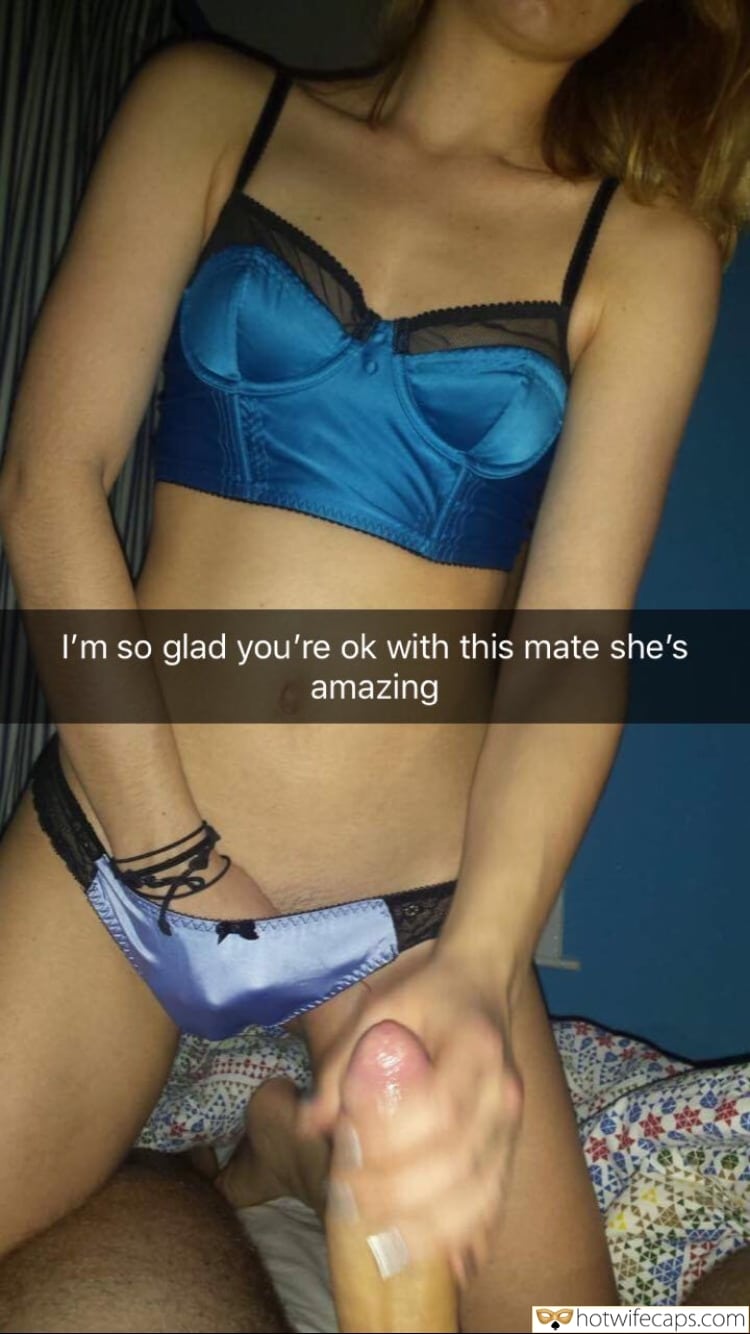 Masturbation Handjob Friends Cheating hotwife caption: I’m so glad you’re ok with this mate she’s amazing mom son handjob captions Girl Jerks Off the Man and Herself