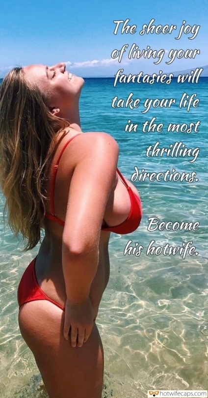 wifesharing tips hotwife cuckold cheating captions cuckold bully hotwife caption happy wife on the sea in a swimsuit