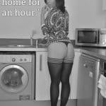 Hot Wifey Cooks in Panties and Heels