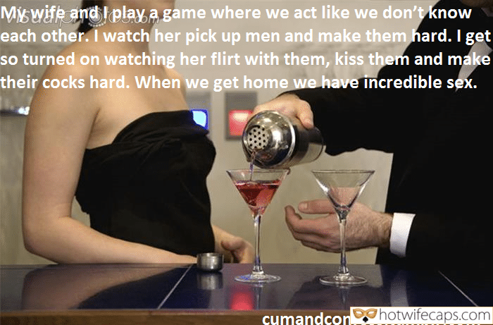 Wife Sharing Vacation Sexy Memes Cuckold Cleanup Cheating hotwife caption: My wife and I play a game where we act like we don’t know each other. I watch her pick up men and make them hard. I get so turned on watching her flirt with them, kiss them, and make...