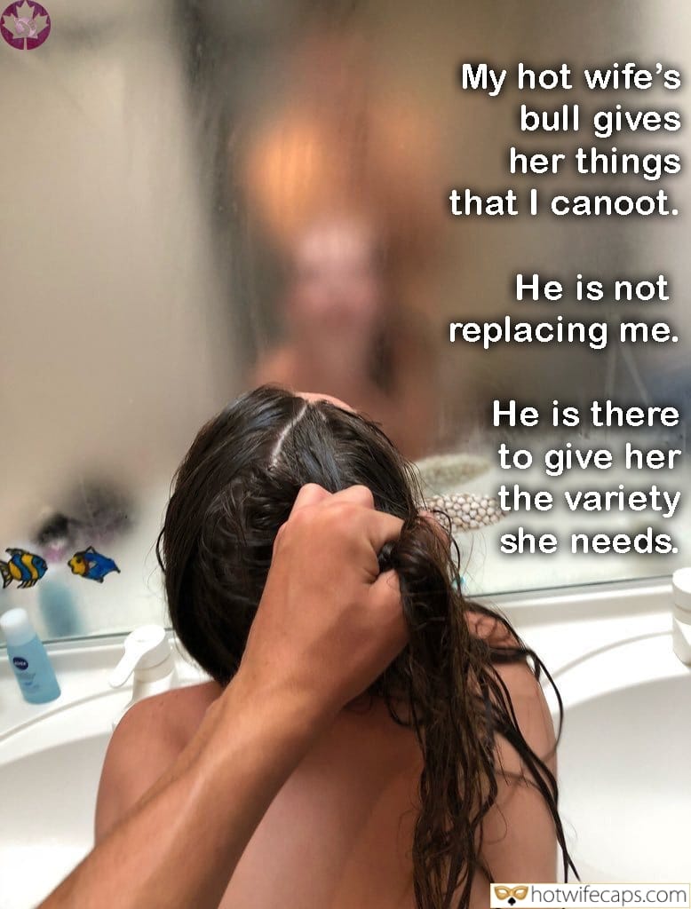 Cuckold Cleanup Cheating Bully Bull hotwife caption: My hot wife’s bull gives her things that I cannot. He is not replacing me. He is there to give her the variety she needs. Guy Fucks a Hot Spoongirl in the Bathroom