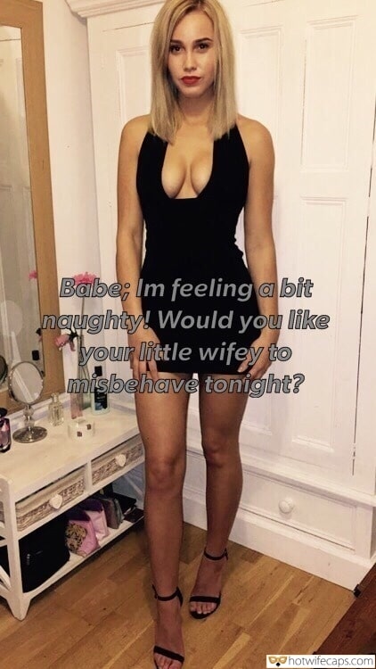 Wife Sharing Vacation Sexy Memes Cuckold Cleanup Cheating hotwife caption: Babe; I’m feeling a bit naughty! Would you like your little wifey to misbehave tonight? Sexy Blonde Ready to Go Out Tonight