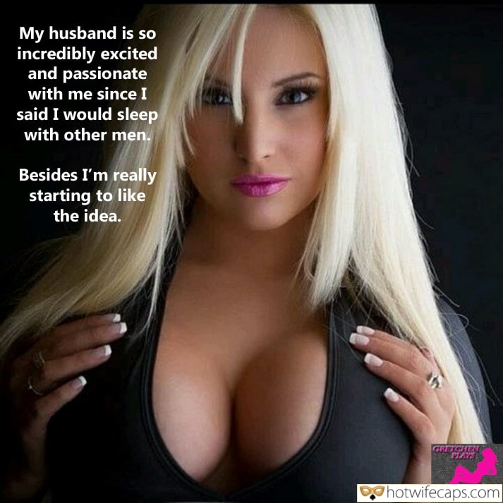 Wife Sharing Sexy Memes Flashing Cuckold Cleanup Cheating hotwife caption: My husband is so incredibly excited and passionate with me since I said I would sleep with other men. Besides I’m really starting to like the idea. Big Boobed Blonde Sw