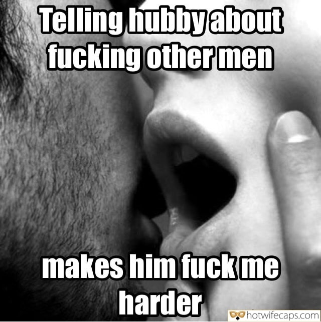 Tips Cheating Bully Bull Boss hotwife caption: Telling hubby about fucking other men makes him fuck me harder Girl Whispers in the Mans Ear