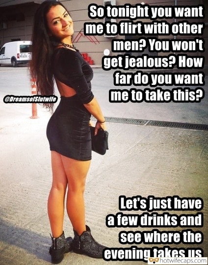 Sexy Memes Cuckold Cleanup Cheating hotwife caption: So tonight you want me to flirt with other men? You won’t get jealous? How far do you want me to take this? Let’s just have a few drinks and see where the evening takes us Young Sexy Wifes Beautiful...