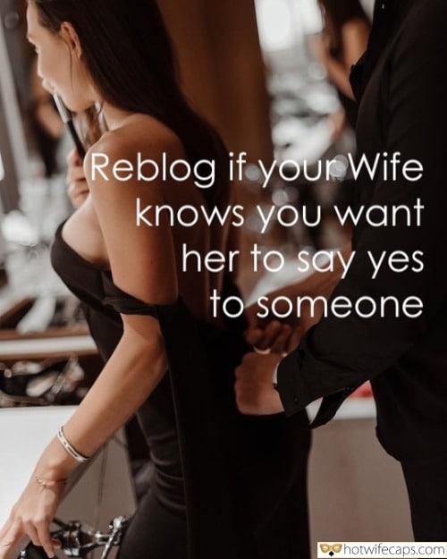 Wife Sharing Sexy Memes Cuckold Cleanup Cheating Bully Bull hotwife caption: Reblog if your Wife knows you want her to say yes to someone Sw Lets Bull Stretch Her Dress