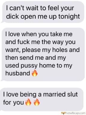 wifesharing texts submitted by users cheating captions  hotwife caption Her husband cuck will be glad to see her at home
