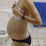 pregnant porn caption