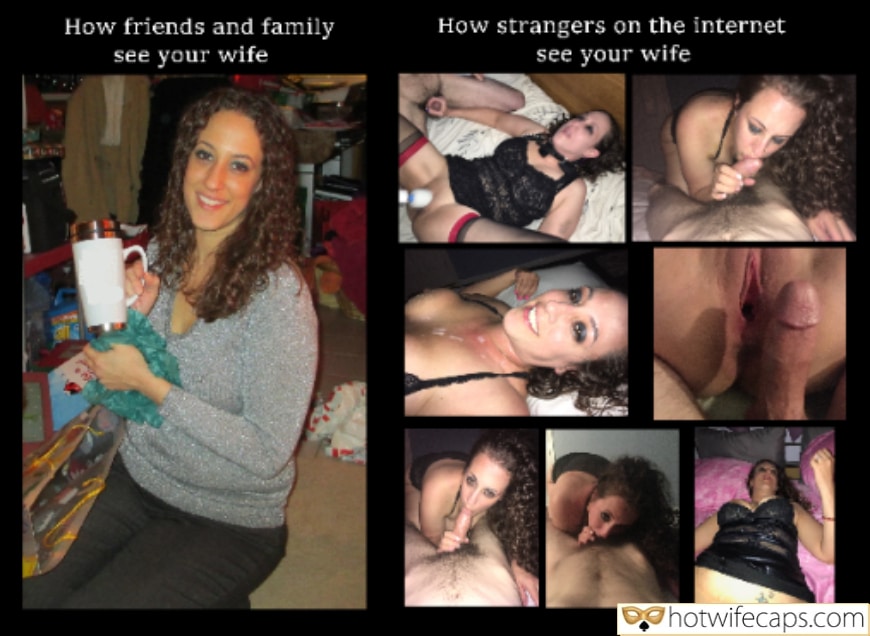 Wife Sharing Submitted by Users 🔥 Cheating Bull Blowjob hotwife caption: How strangers on the internet see your wife. How Friends and Family See Your Wife VS…