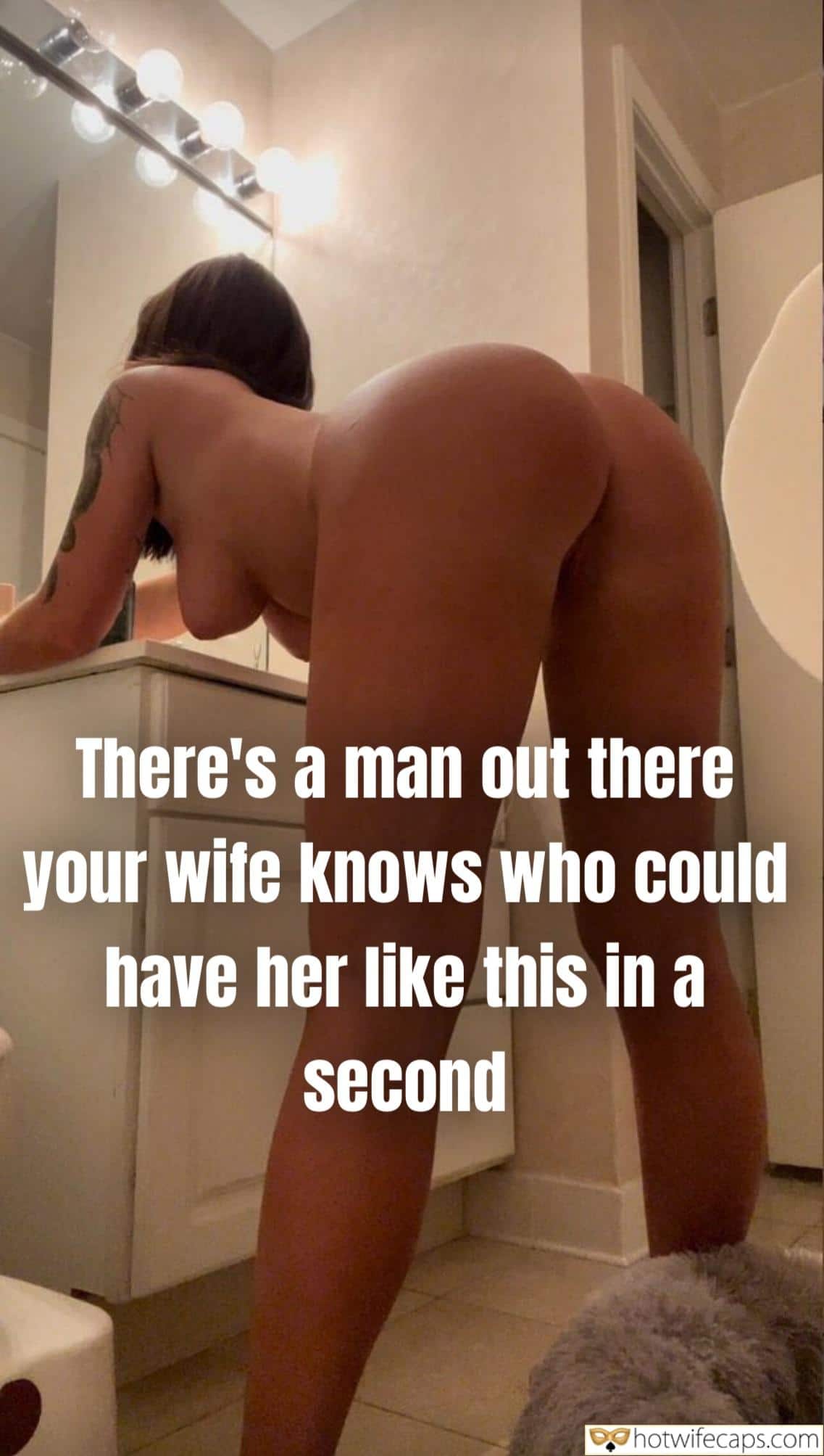 wifesharing submitted by users hotwife cuckold wife no panties make up wife flashing cuckold stories cheating captions cuckold bully cuckold bull anal captions  hotwife caption Do you know who he is? She does...