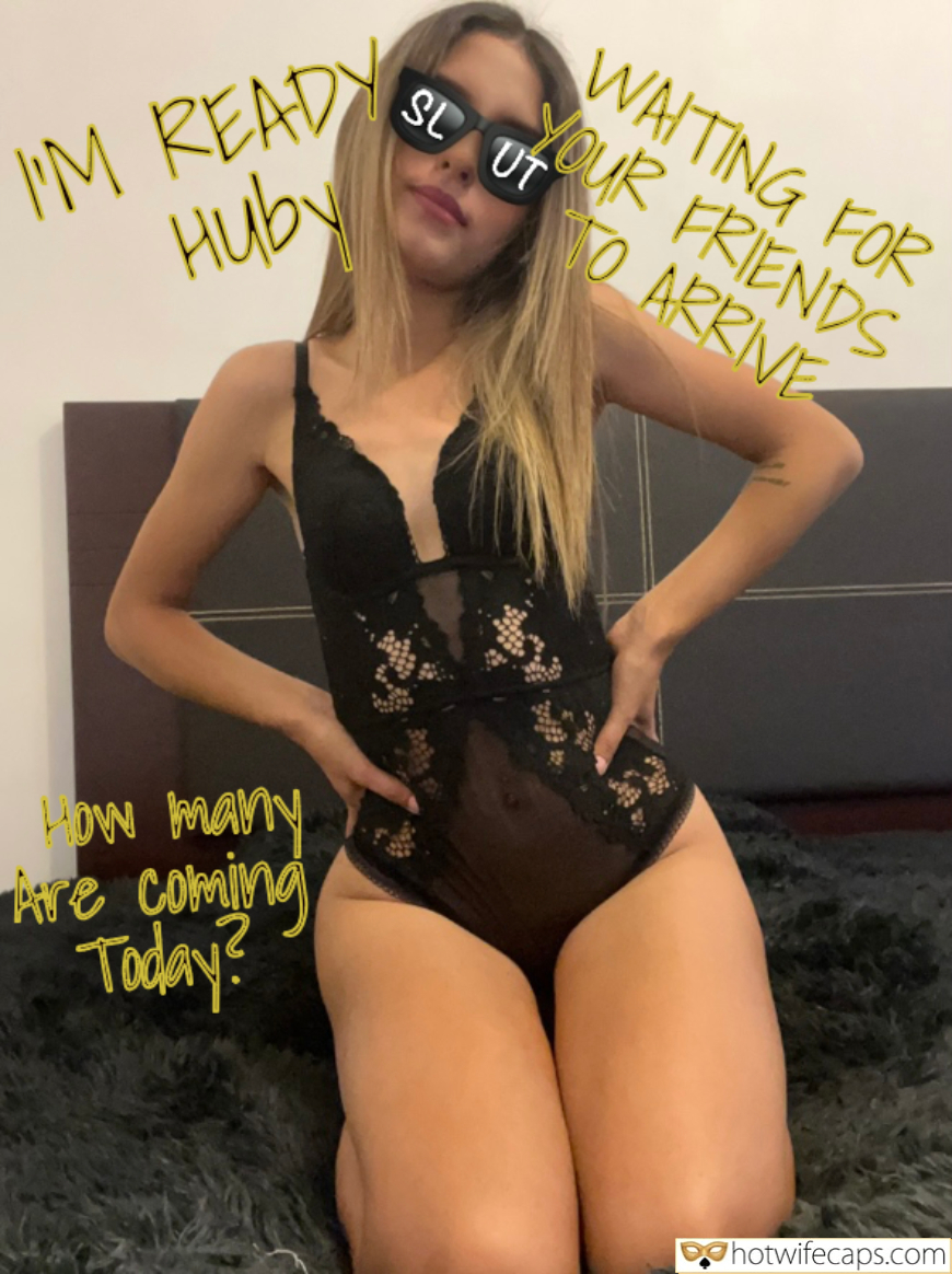 wifesharing submitted by users hotwife cuckold wife exposed cuckold humiliation friends cum dump cuckold creampie  hotwife caption Young slut is waiting for guests 