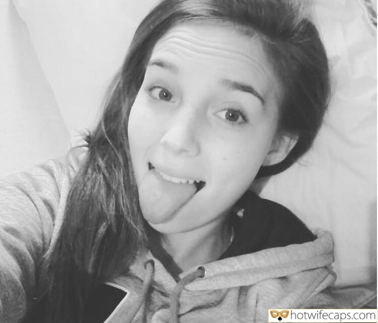 friends cum dump blowjob  hotwife caption Slut sucks every cock