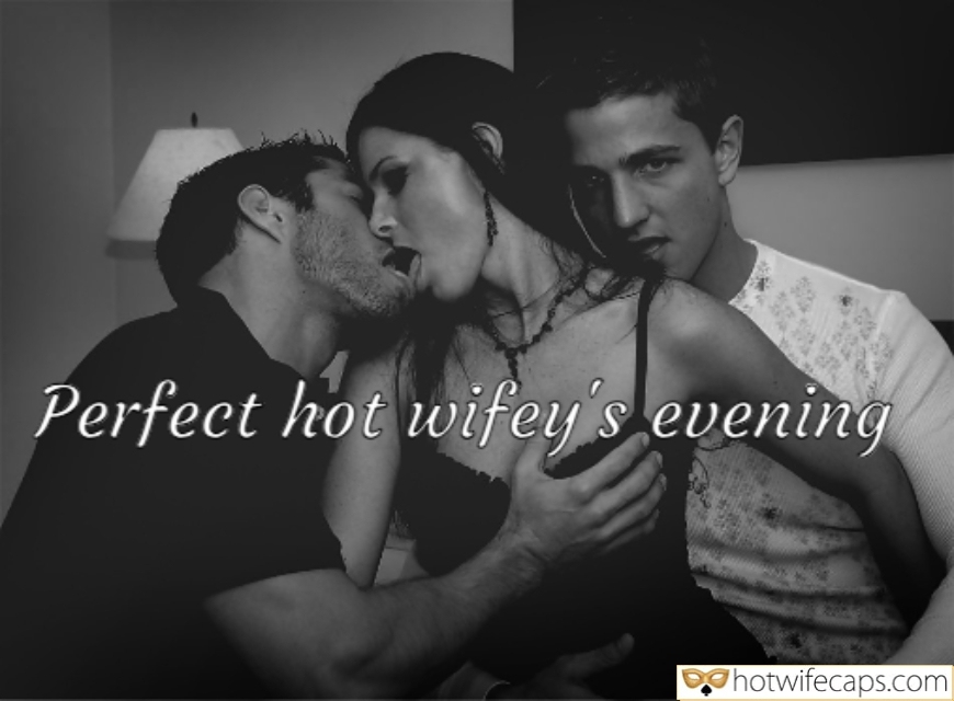 wifesharing wife threesome submitted by users my favourite cum dump cuckold bully cuckold bull bottomless  hotwife caption Perfect hot Wifeys evening 