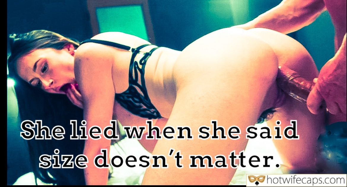 wifesharing tips submitted by users my favourite wife flashing cum dump bigger dick  hotwife caption She says the bigger the better