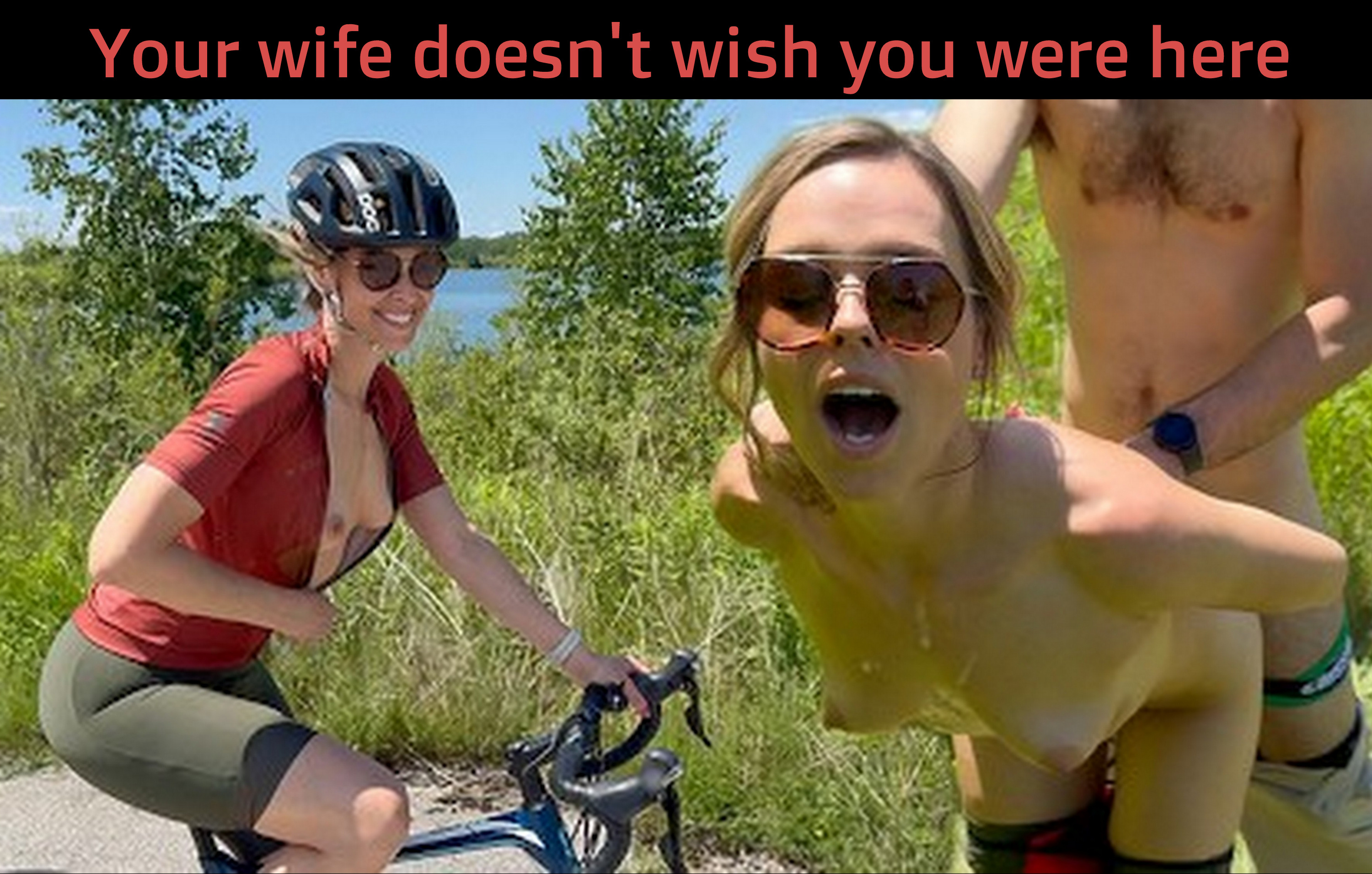 She doesnt wish you were here submitted by users wife exposed cuckold humiliation cum dump cheating captions cuckold bull bigger dick hotwife caption She doesnt wish you were here