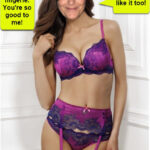 brunette porn captions