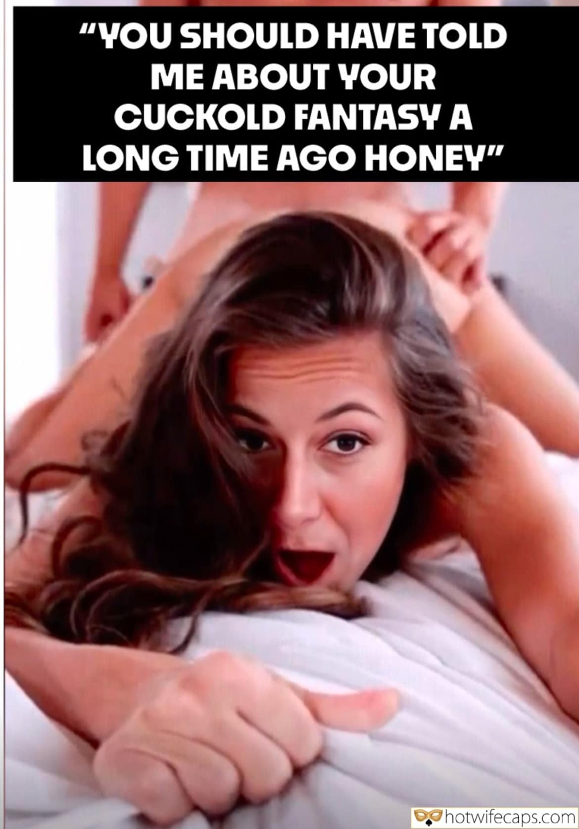 wifesharing submitted by users cum dump cuckold stories cuckold bull bigger dick  hotwife caption You should have shared the fantasy sooner