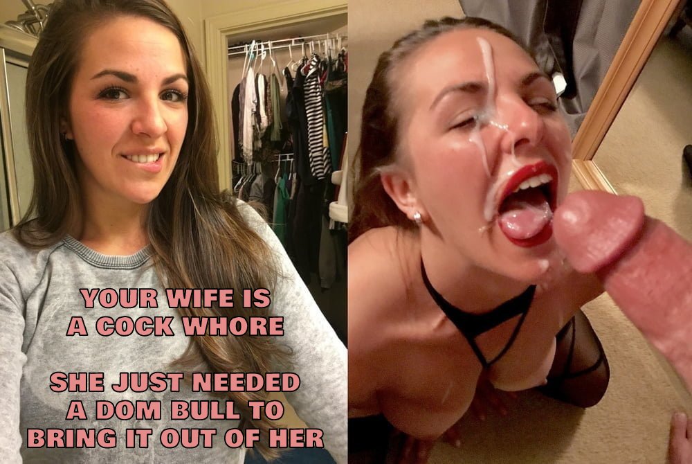 wifesharing submitted by users hotwife cuckold cum dump cuckold stories cuckold bull blowjob bigger dick  hotwife caption Be careful what you wish for, now shes cock whore 