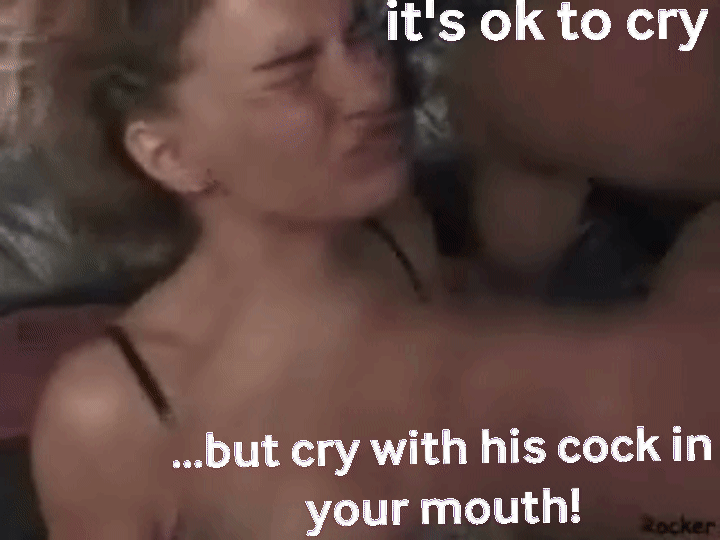 tips texts submitted by users hotwife cuckold my favourite too big cuckold humiliation cum dump cuckold bull blowjob bigger dick  hotwife caption Hes making your wife cry 