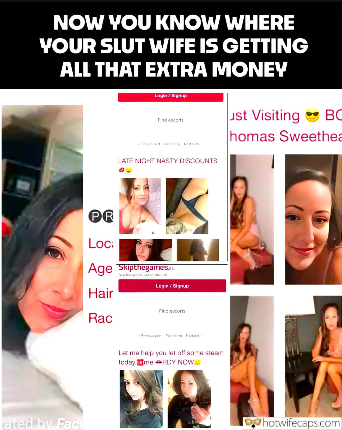 wifesharing submitted by users cum dump cuckold stories cheating captions  hotwife caption She’s turned hotwifing into a business