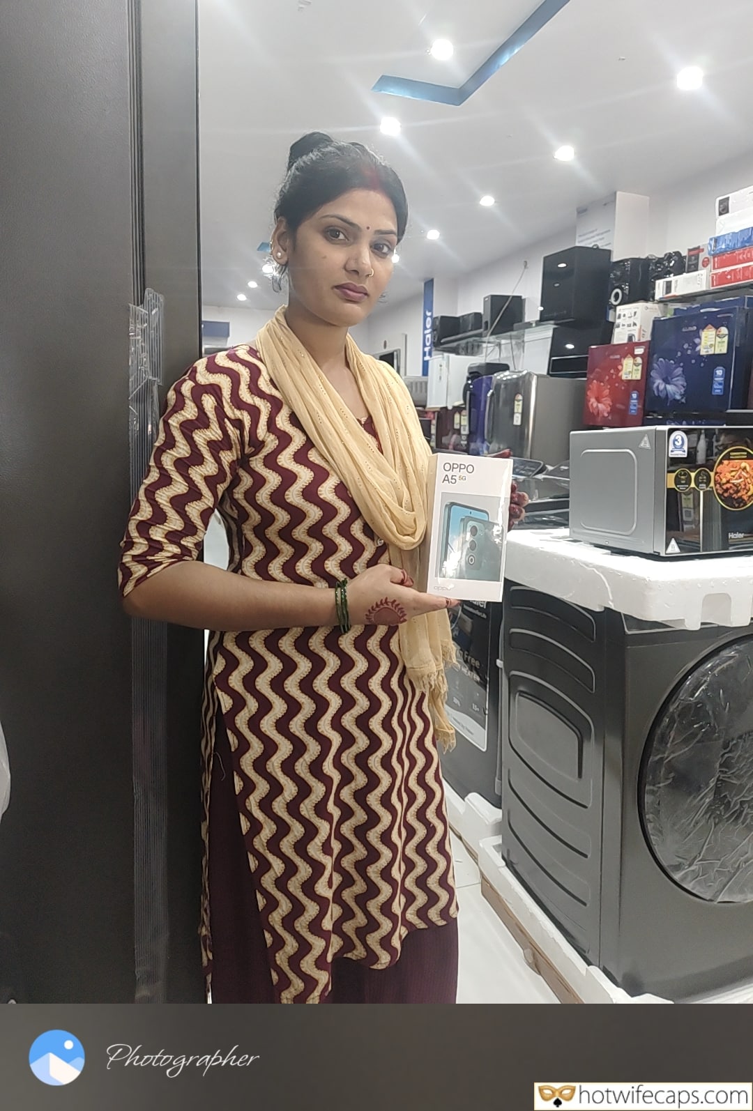 wifesharing submitted by users femdom cuckold bigger dick  hotwife caption Sexy Desi wifey for you all!