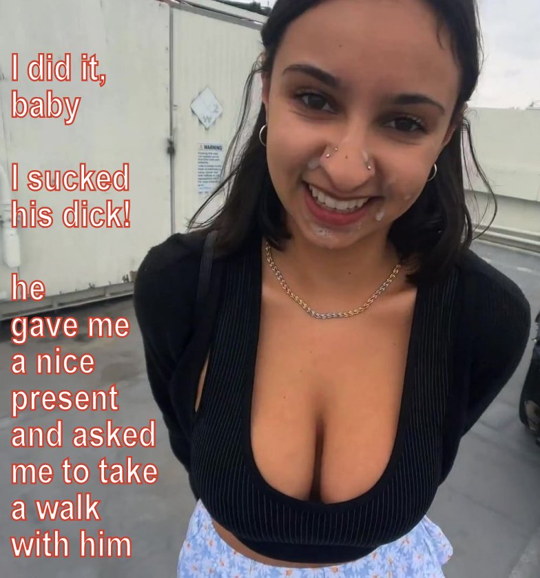 wifesharing submitted by users hotwife cuckold wife exposed cuckold humiliation cum dump cuckold bull blowjob  hotwife caption Hes turning her into a whore 