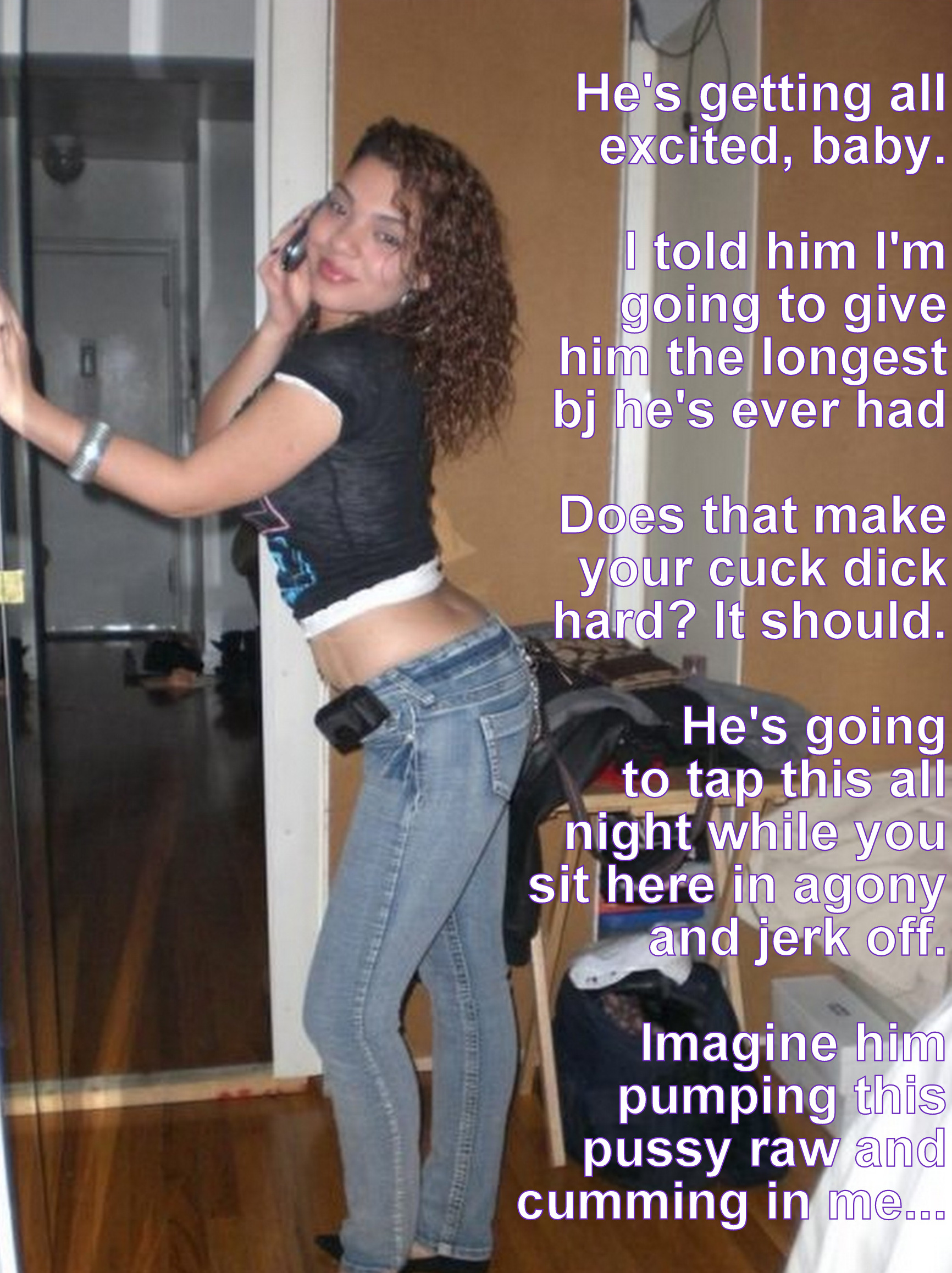 wifesharing submitted by users hotwife cuckold cuckold humiliation make up dirty talk cuckold bull blowjob  hotwife caption Shes going to give it all to her bull 