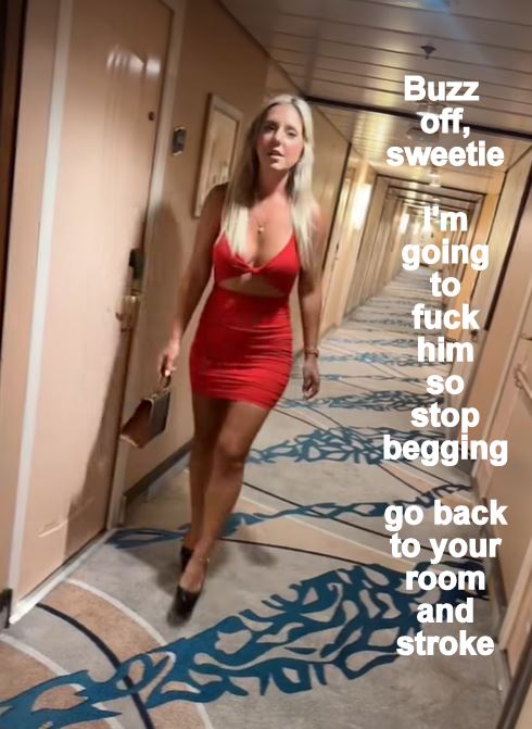 wifesharing submitted by users hotwife cuckold cuckold humiliation make up cuckold bull  hotwife caption Blondie is going to have a harsh night 
