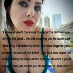 hotwife massage caption