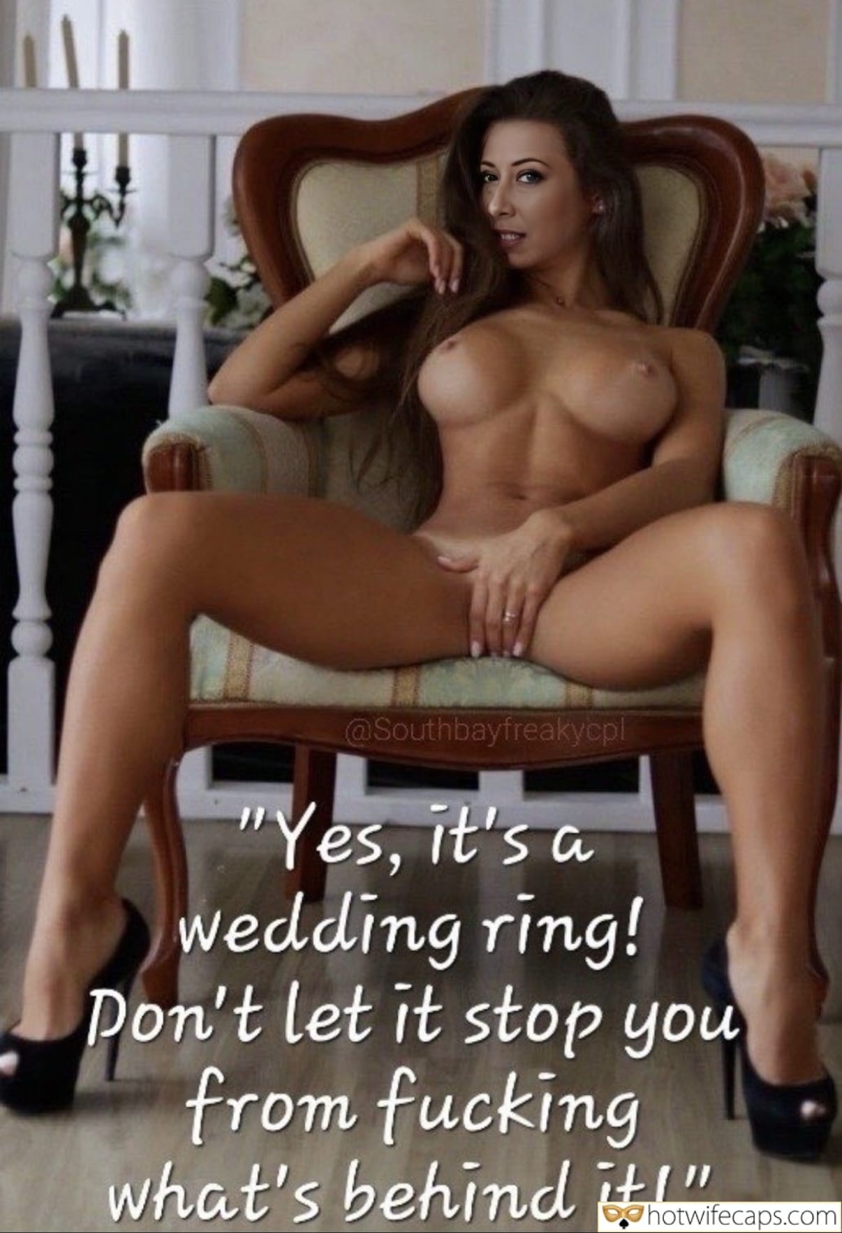 wifesharing submitted by users cum dump cuckold stories cheating captions  hotwife caption This slut is so sexy and horny!