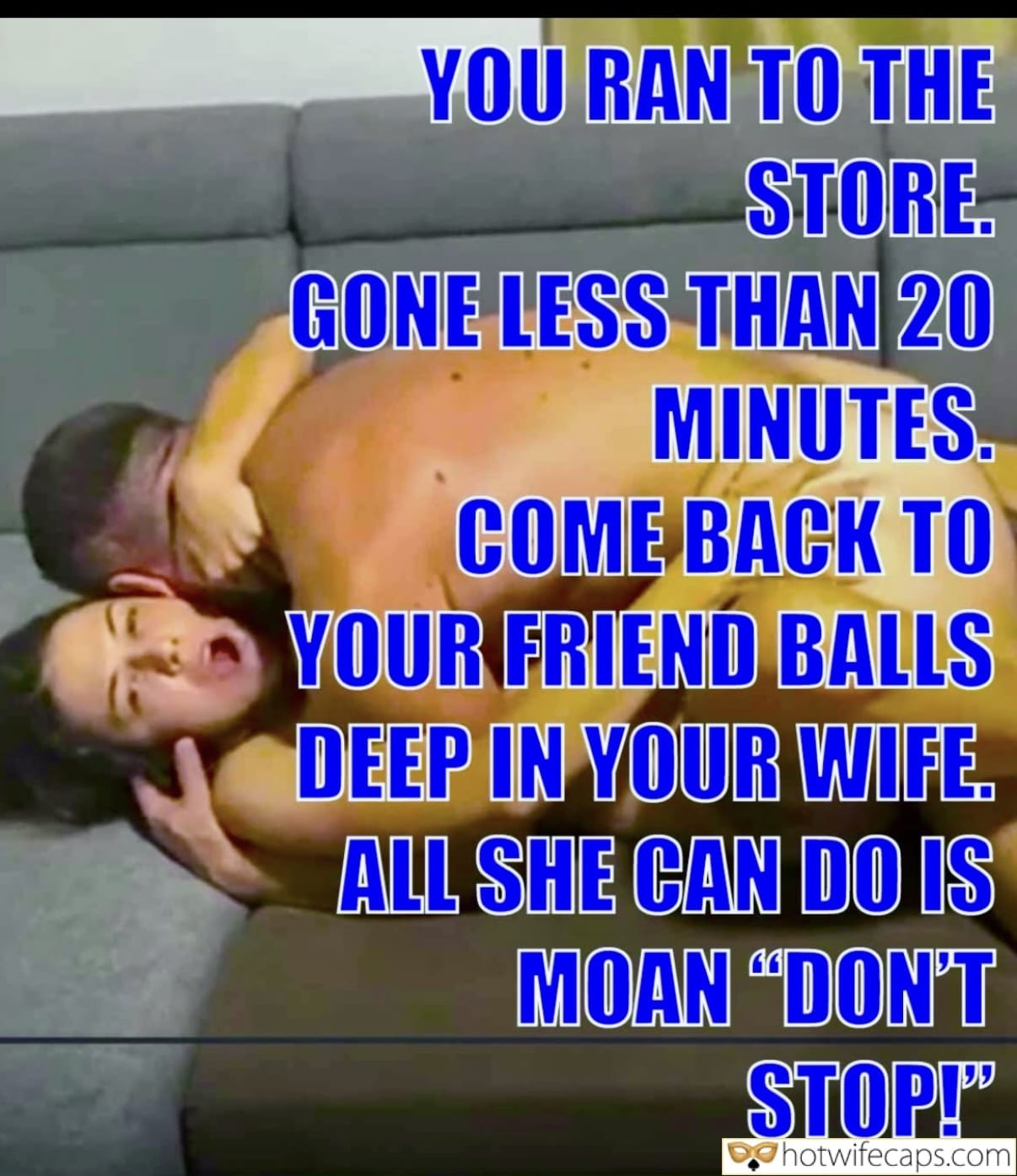 wifesharing submitted by users friends cum dump cuckold stories cheating captions  hotwife caption Harsh fuck for a sexy brunette