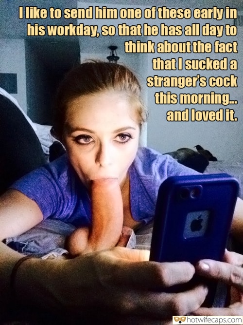 submitted by users my favourite make up wife flashing cuckold bully cuckold bull bottomless blowjob bigger dick  hotwife caption Big cock for a slut