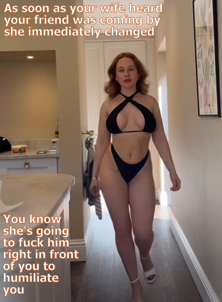 wifesharing tips wife threesome texts submitted by users my favourite make up friends wife flashing femdom cuckold  hotwife caption Shes going to fuck him, dont worry 