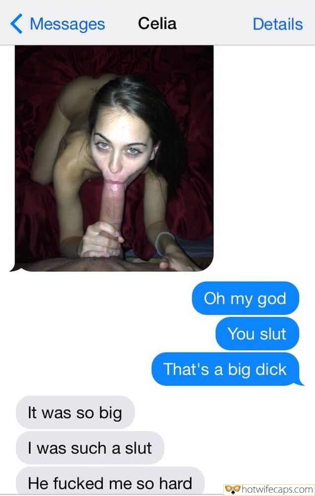 wifesharing texts submitted by users hotwife cuckold cuckold bull blowjob bigger dick  hotwife caption Celia is sucking a big fat cock