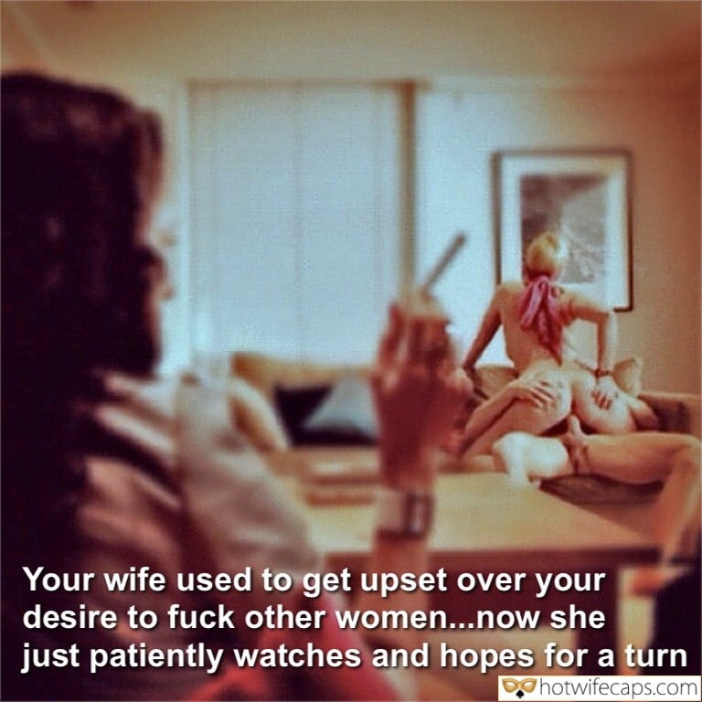 submitted by users my favourite friends wife flashing femdom cuckold cuckquean captions cuckold stories cuckold bully cuckold bull bottomless  hotwife caption Cuckquean is watching her darling with a new pussy