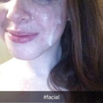 facial cumshot meme