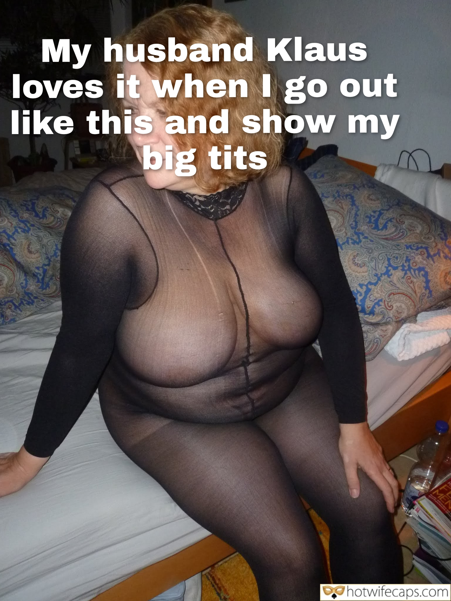 submitted by users my favourite make up wife flashing bottomless  hotwife caption Show off on web   dont be shy 