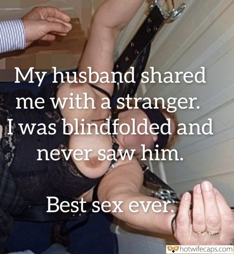 Blindfolded Slut on a Gang Bang Party